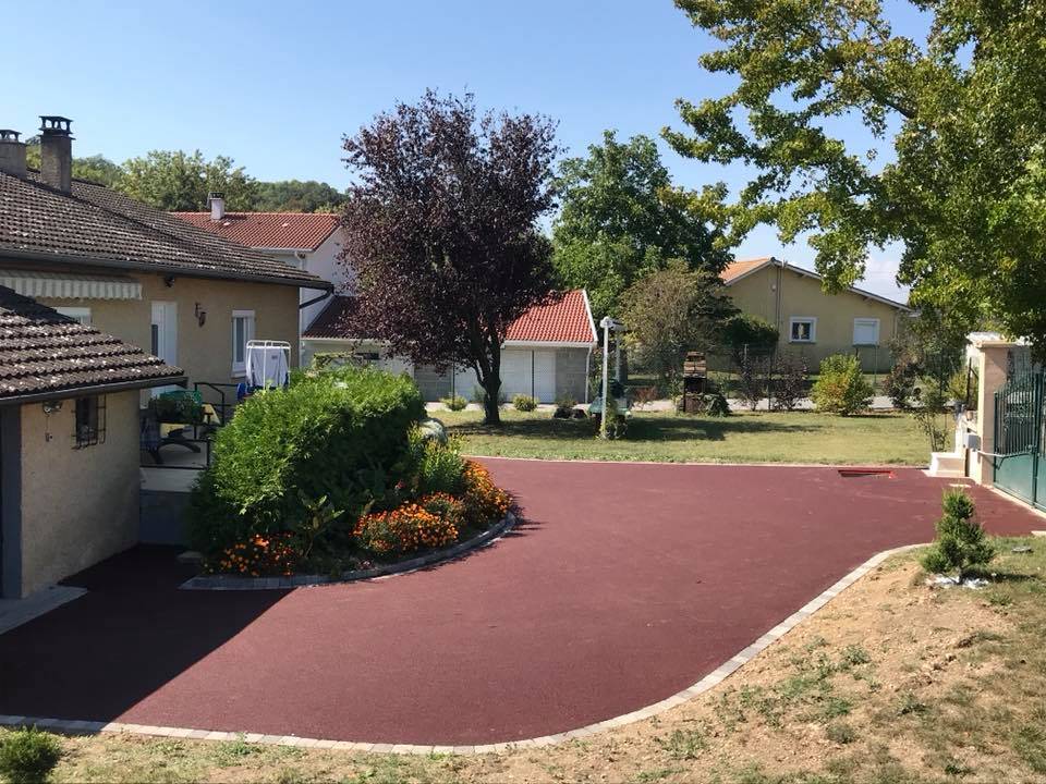 Pose de pavés à Bourgoin-Jallieu